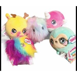 Squeezamals Series 2 Scented Slow Rise Plush‎ Gracie Narwhal Sam FiFi Fluffy #5